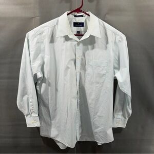 Barrington Oxford Mens Dress Shirt 17 34/35 Light Green Long Sleeve : Read Desc